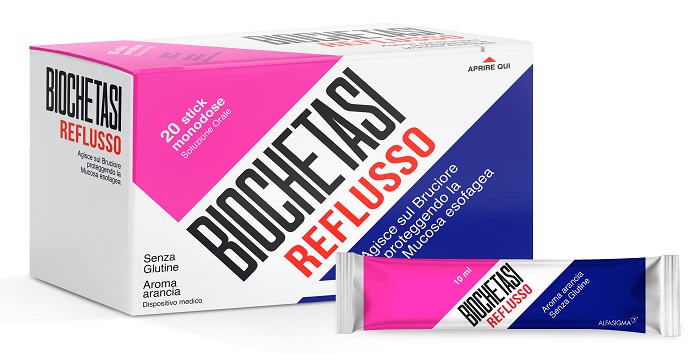 BIOCHETASI REFLUSSO 20 STICK AROMA ARANCIA - Farmacia Del Monaco