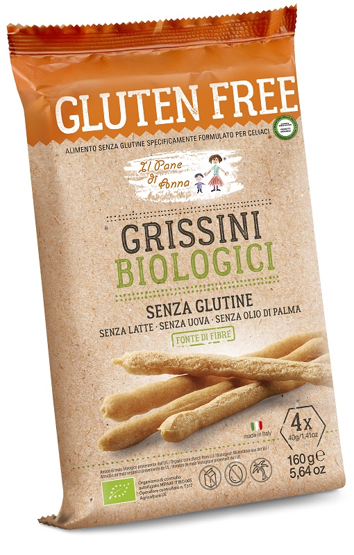 IL PANE DI ANNA GRISSINI BIOLOGICI 160 G - Farmacia Del Monaco