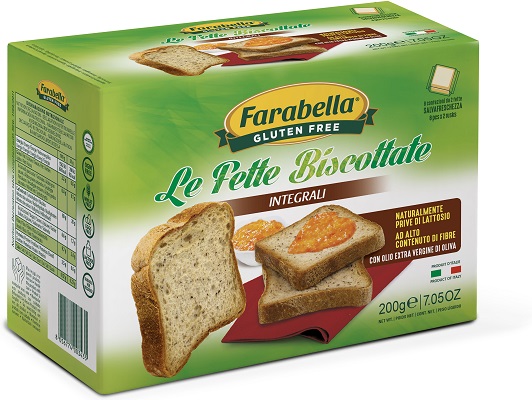 FARABELLA FETTE BISCOTTATE INTEGRALI 200 G - Farmacia Del Monaco