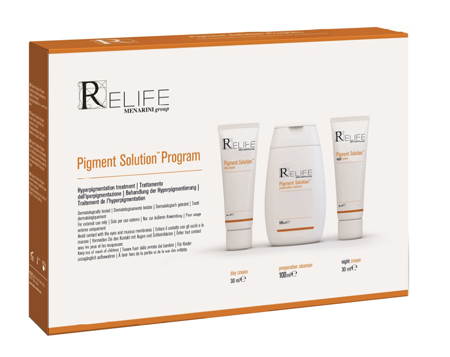 PIGMENT SOLUTION PROGRAM KIT DAY CREAM 30 ML + NIGHT CREAM 30 ML + CLEANSER 100 ML NUOVO PACKAGING MULTILINGUA - Farmacia Del Monaco