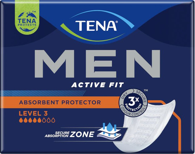 ASSORBENTE INCONTINENZA LEGGERA TENA MEN LIVELLO 3 DUOPACK 2 X 8 PEZZI - Farmacia Del Monaco