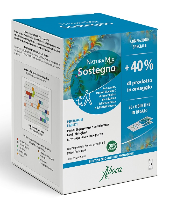 NATURA MIX ADVANCED SOSTEGNO OROSOLUBILE 28 BUSTINE CONFEZIONE SPECIALE - Farmacia Del Monaco