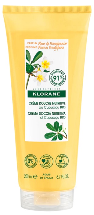 KLORANE CREMA DOCCIA FIORE DI FRANGIPANE 200 ML - Farmacia Del Monaco