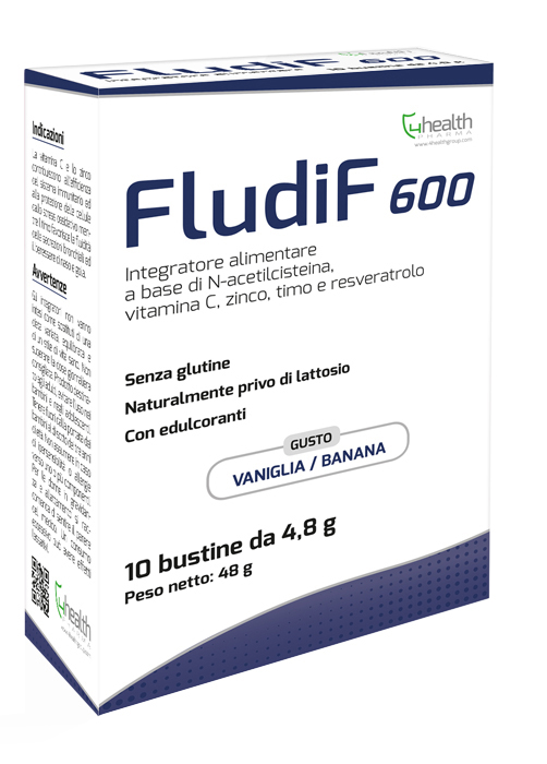 FLUDIF 600 VANIGLIA/BANANA 10 BUSTINE - Farmacia Del Monaco