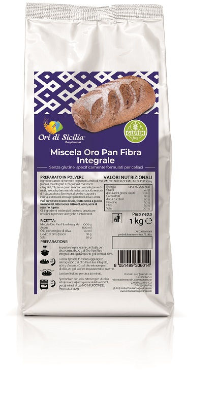 ORI DI SICILIA MIX ORO PAN FIBRA INTEGRALE 1 KG - Farmacia Del Monaco