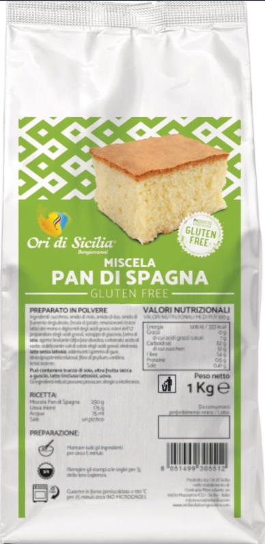 ORI DI SICILIA MIX ORO PAN DI SPAGNA 1 KG - Farmacia Del Monaco
