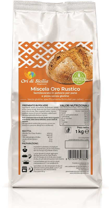 ORI DI SICILIA MIX ORO RUSTICO 1 KG - Farmacia Del Monaco