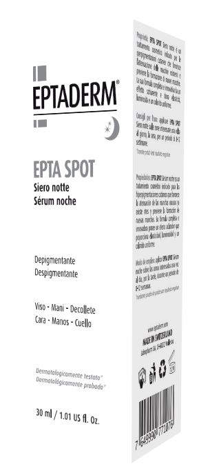EPTA SPOT NOTTE SIERO DEPIGMENTANTE 30 ML - Farmacia Del Monaco