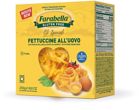 FARABELLA FETTUCCINE ALL'UOVO 250 G - Farmacia Del Monaco