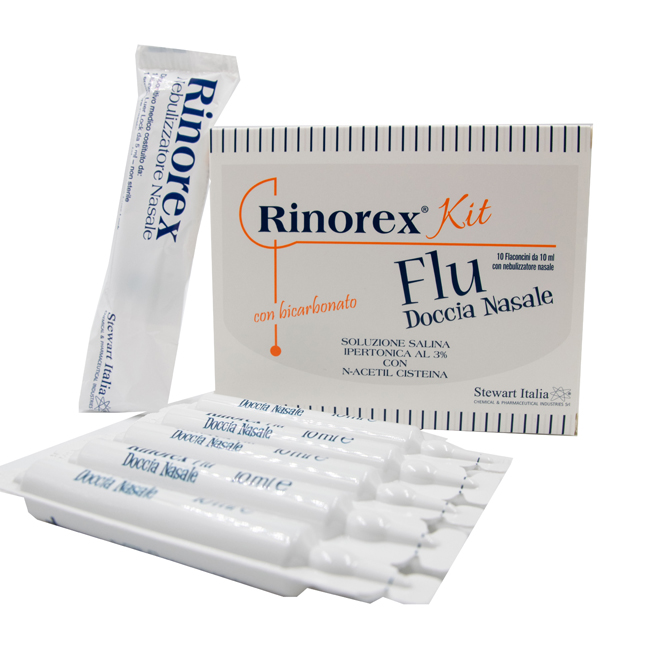 RINOREX FLU DOCCIA KIT - Farmacia Del Monaco
