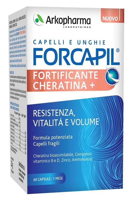 FORCAPIL FORTIFICANTE CHERATINA 60 CAPSULE - Farmacia Del Monaco