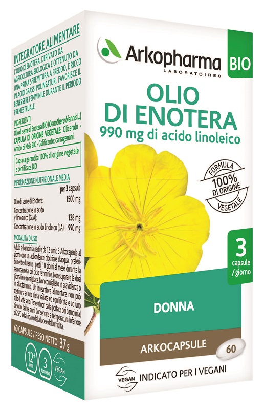ARKOCPS OLIO ENOTERA 60 PERLE - Farmacia Del Monaco