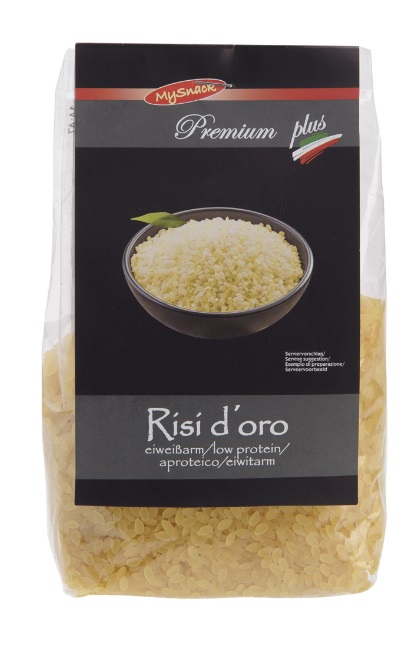 MY SNACK PREMIUM PLUS RISI D'ORO PASTA APROTEICA 500 G - Farmacia Del Monaco