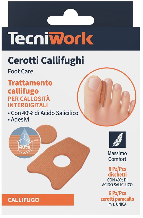 CEROTTO CALLIFUGO INTERDIGITALE 6 PEZZI + 6 DISCHETTI - Farmacia Del Monaco