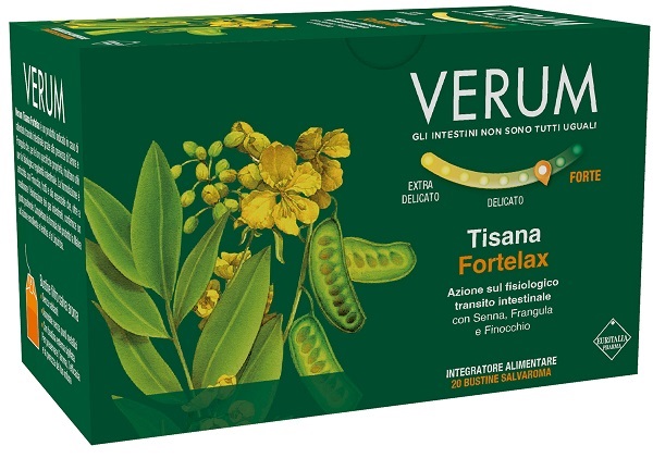VERUM FORTELAX TISANA 20 FILTRI - Farmacia Del Monaco