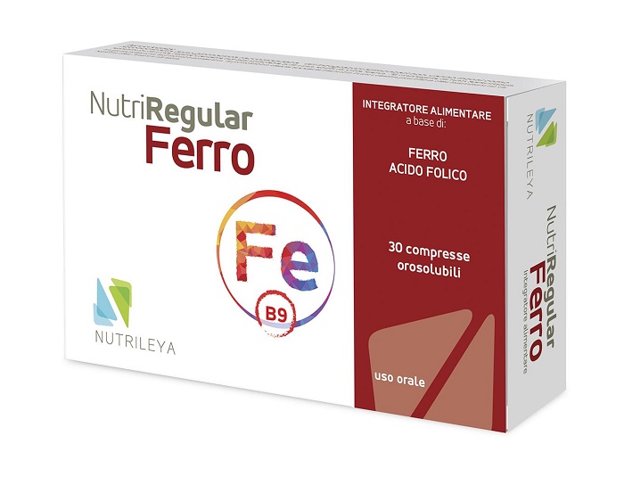 NUTRIREGULAR FERRO 30 COMPRESSE OROSOLUBILI - Farmacia Del Monaco