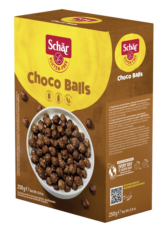 SCHAR CHOCO BALLS CEREALI SENZA LATTOSIO 250 G - Farmacia Del Monaco