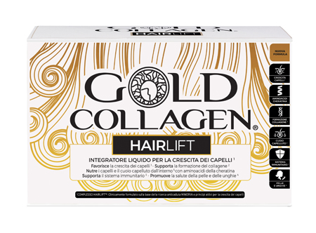 GOLD COLLAGEN HAIRLIFT 10 FLACONI DA 50 ML - Farmacia Del Monaco