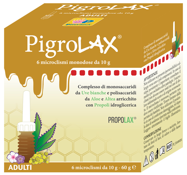 MICROCLISMA PIGROLAX ADULTI 6 X 10 G - Farmacia Del Monaco