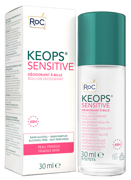 ROC KEOPS DEODORANTE ROLL-ON 48H SENSITIVE 30 ML - Farmacia Del Monaco