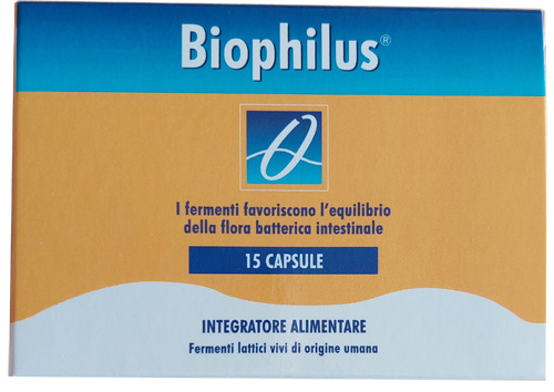 BIOPHILUS 15 CAPSULE - Farmacia Del Monaco