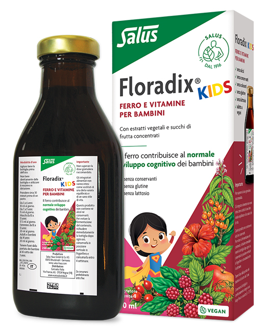 FLORADIX KIDS 250 ML - Farmacia Del Monaco