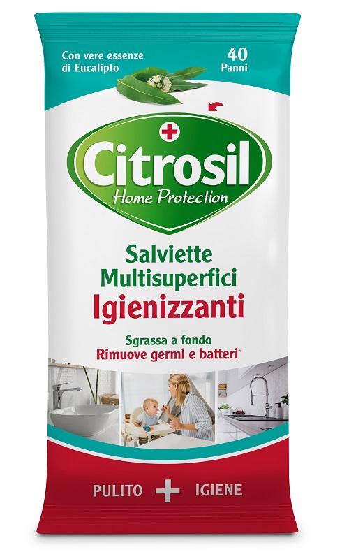 CITROSIL SALVIETTE IGIENIZZANTI EUCALIPTO 40 PEZZI - Farmacia Del Monaco