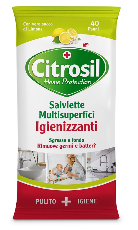 CITROSIL SALVIETTE IGIENIZZANTI LIMONE 40 PEZZI - Farmacia Del Monaco