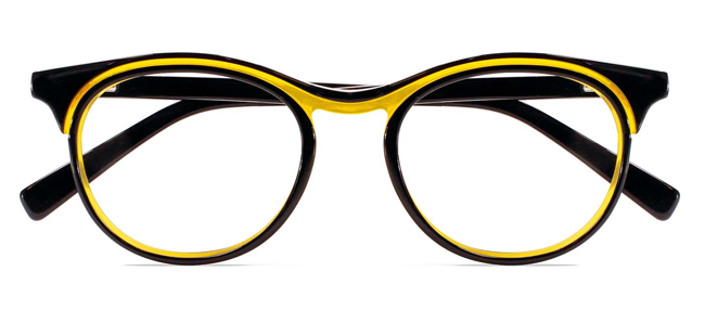 OCCHIALE DA LETTURA PREMONTATO TWINS GOLD MIRAGE GIALLO +3,00 - Farmacia Del Monaco