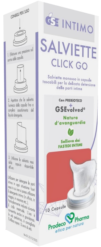 GSE INTIMO SALVIETTE CLICK GO 10 PEZZI - Farmacia Del Monaco
