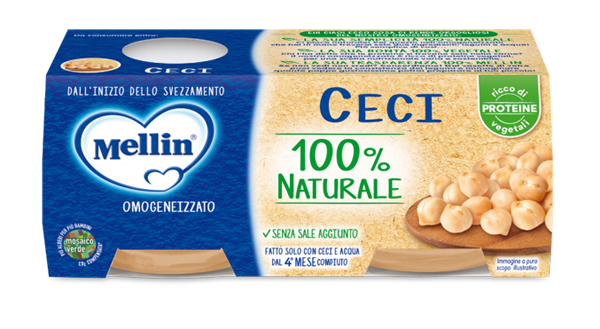 MELLIN OMOGENEIZZATO CECI 2 X 80 G - Farmacia Del Monaco
