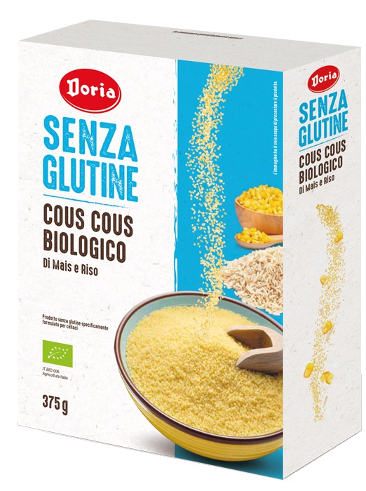 DORIA COUS COUS BIOLOGICO MAIS-RISO 375 G - Farmacia Del Monaco