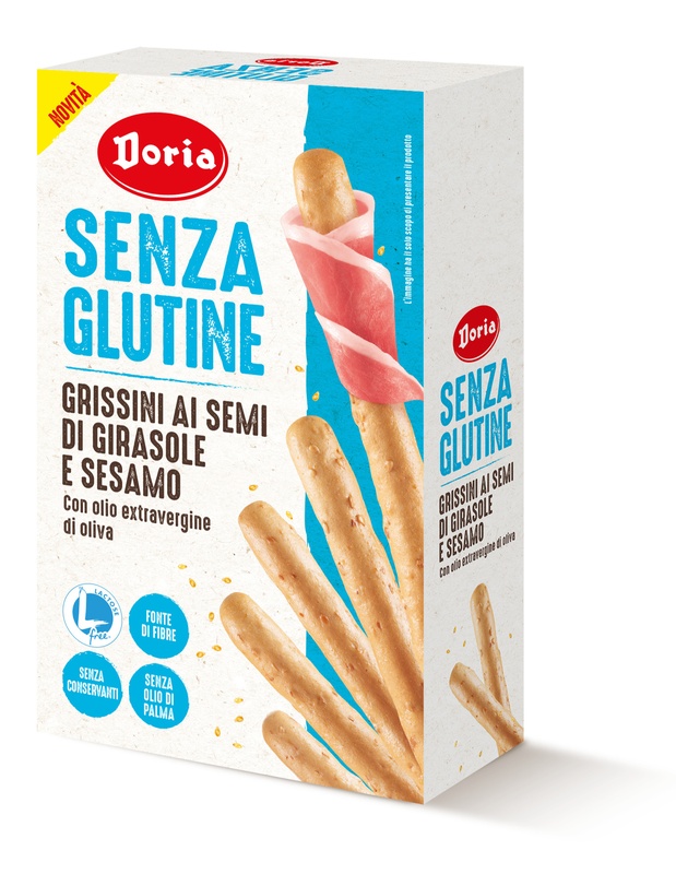 DORIA GRISSINI SEMI GIRASOLE-SESAMO 5 PEZZI DA 20 G - Farmacia Del Monaco
