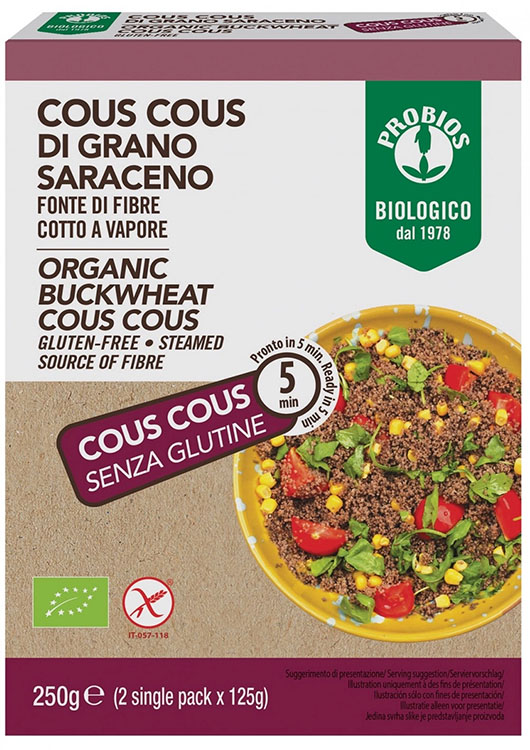 PROBIOS ALTRI CEREALI EASY COUS COUS SARACENO 250 G - Farmacia Del Monaco