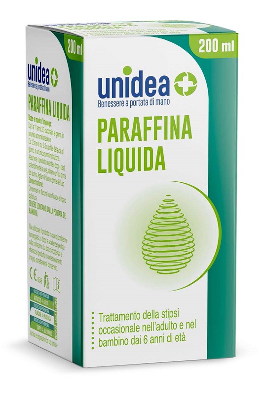UNIDEA PARAFFINA LIQUIDA 200 ML - Farmacia Del Monaco