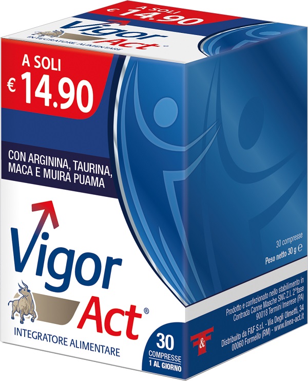 VIGOR ACT 30 COMPRESSE - Farmacia Del Monaco