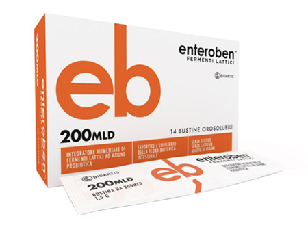 ENTEROBEN 200MLD 14 STICK PACK - Farmacia Del Monaco