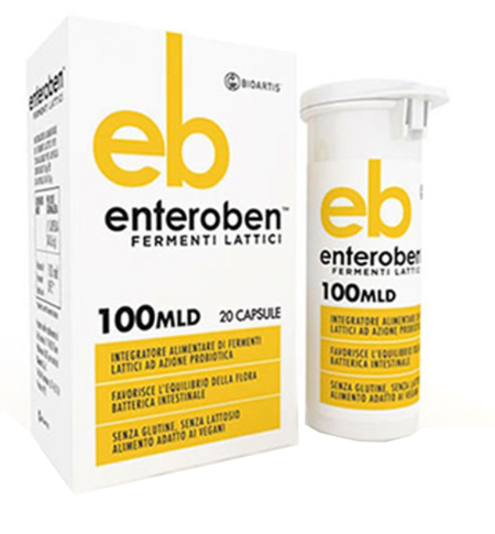 ENTEROBEN 100MLD 20 CAPSULE VEGETALI - Farmacia Del Monaco