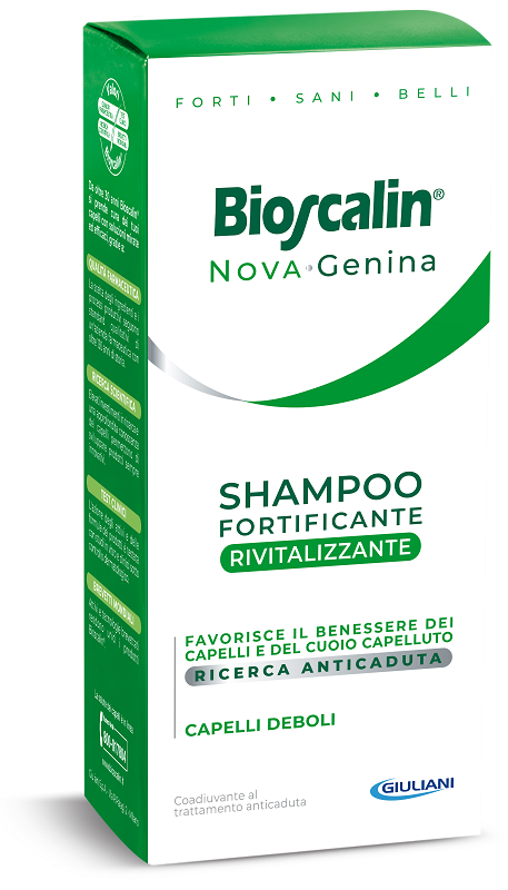 BIOSCALIN NOVA GENINA SHAMPOO FORTIFICANTE RIVITALIZZANTE 200 ML - Farmacia Del Monaco