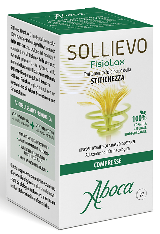 SOLLIEVO FISIOLAX 27 COMPRESSE - Farmacia Del Monaco