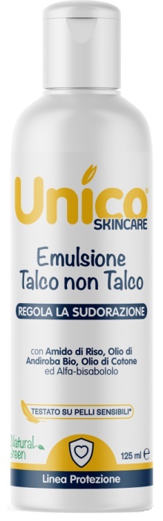 UNICO EMULSIONE TALCO NON TALCO 125 ML - Farmacia Del Monaco