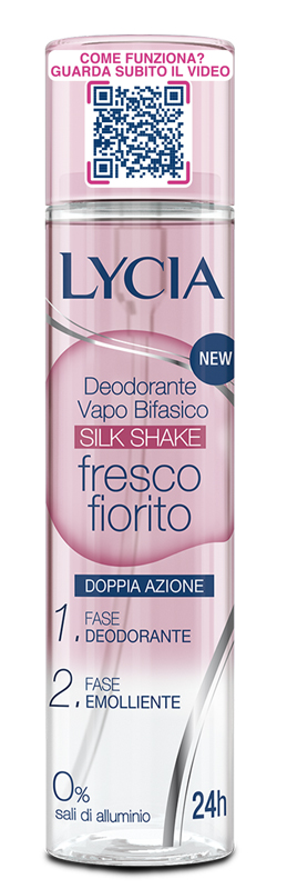 LYCIA DEO VAPO BIFASICO SILK SHAKE FRESCO FIORITO 100 ML - Farmacia Del Monaco
