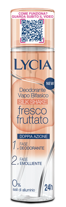 LYCIA DEO VAPO BIFASICO SILK SHAKE FRUTTATO 100 ML - Farmacia Del Monaco