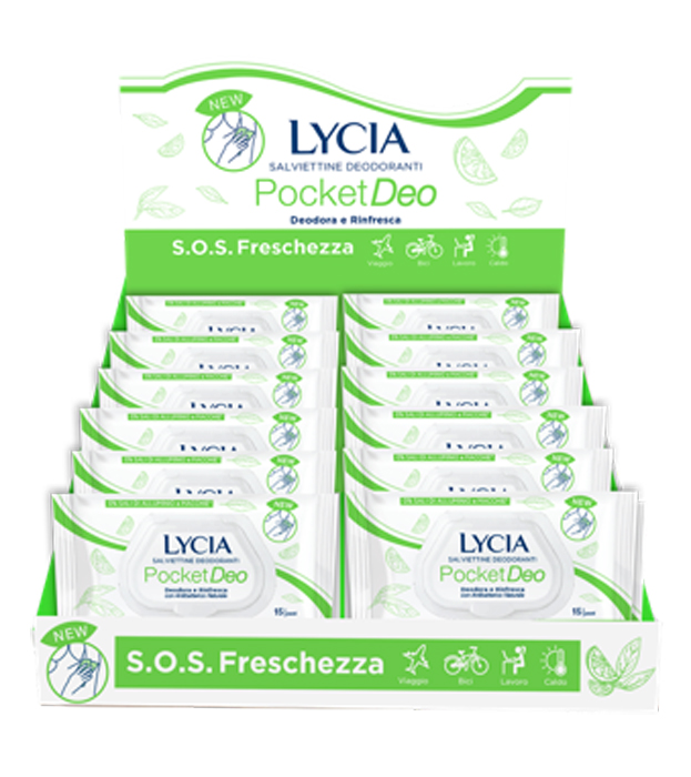 LYCIA DEO SALVIETTE POCKET - Farmacia Del Monaco