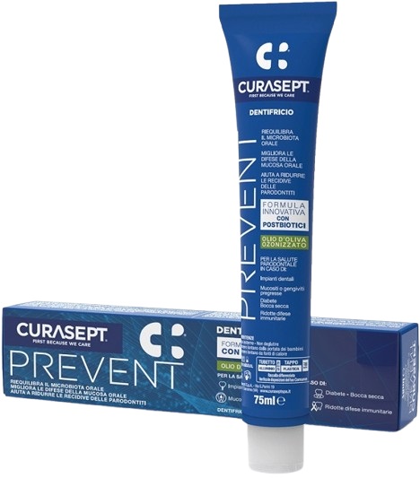 CURASEPT PREVENT DENTIFRICIO 75 ML - Farmacia Del Monaco
