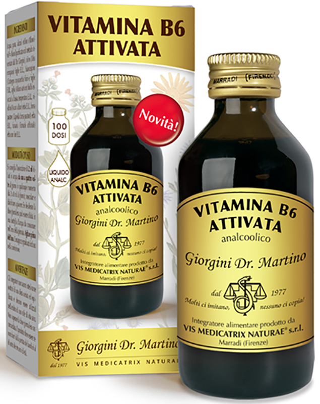 VITAMINA B6 ATTIVATA LIQUIDO ANALCOLICO 100 ML - Farmacia Del Monaco