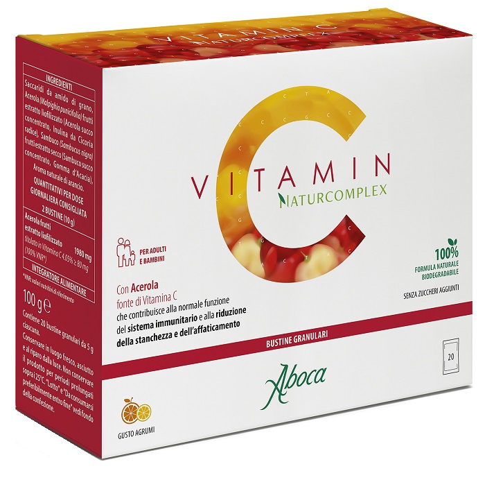 VITAMIN C NATURCOMPLEX 20 BUSTINE - Farmacia Del Monaco