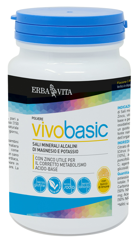 VIVOBASIC POLVERE CON SUCCO DI LIMONE 200 G - Farmacia Del Monaco