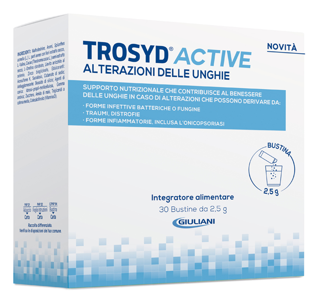 TROSYD ACTIVE ALTERAZIONI UNGHIE 30 BUSTINE - Farmacia Del Monaco