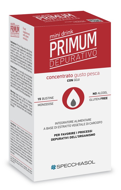 PRIMUM DEPURATIVO MINIDRINK PESCA 15 STICK DA 10 ML - Farmacia Del Monaco